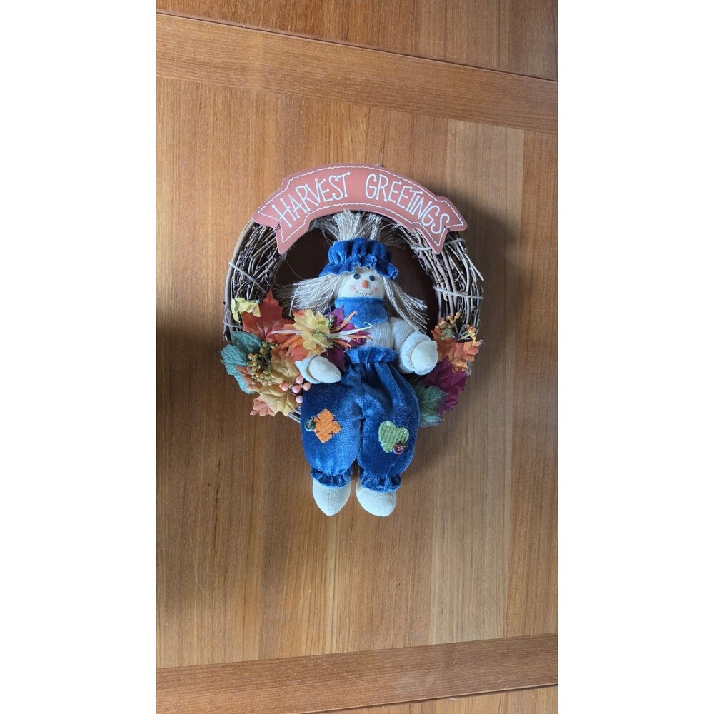 Vintage Harvest Greetings Wreath